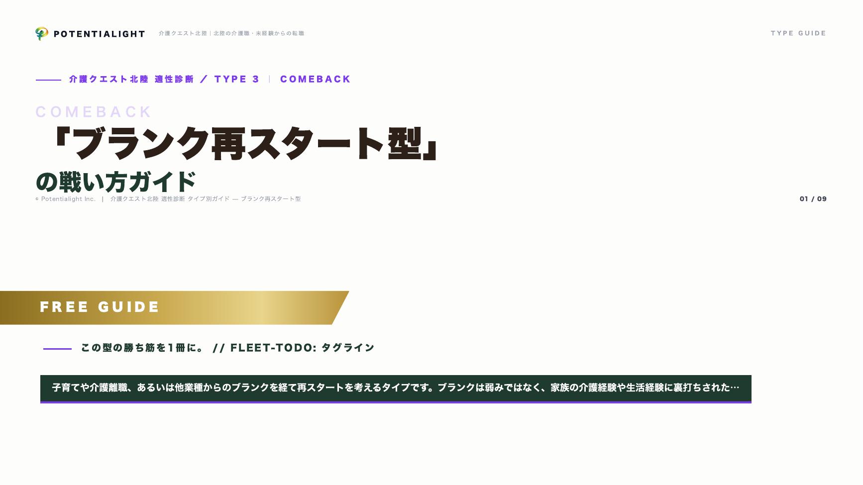 ブランク再スタート型の戦い方ガイド 表紙